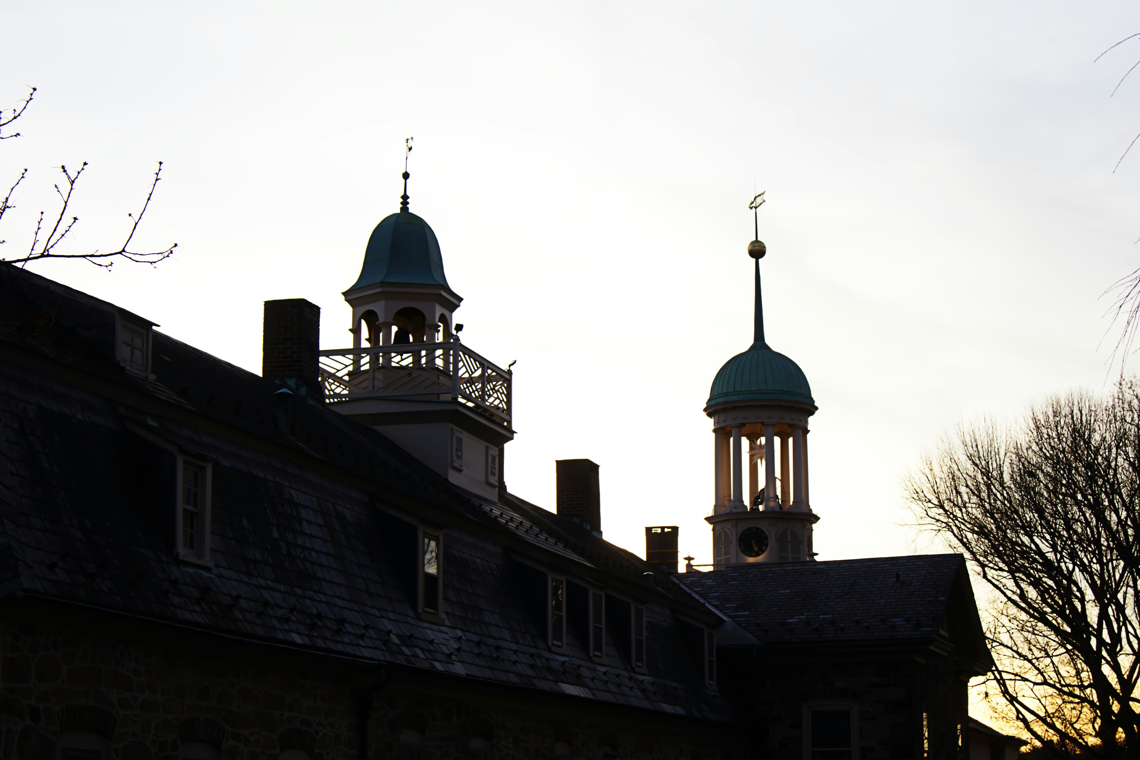 Lehigh Valley skyline at sunset